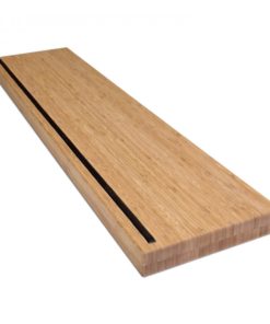 Anti-Slip bambus trinn karbonisert 95 x 23 x 4 cm