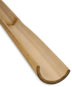 Halvrund bambusstang &Oslash; 7-10 x 300 cm