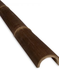 Halvrund sort bambusstang Java &Oslash; 7-10 x 300 cm
