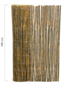 Bambusgjerde på rull 500 x 100 cm