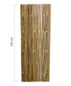 Salg. Halv pris på delt bambusgjerderull 500 x 150 cm, kun 15 stk igjen.