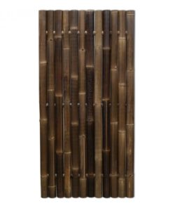 Giant m&oslash;rkt bambus gjerdepanel 90 x 180 cm