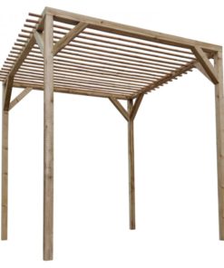 Trepergola med bambuspinner