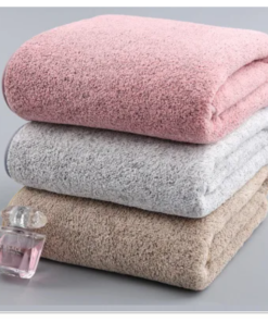 Bambus kull badehåndkle for voksne mykt absorberende mikrofiber stoff håndkle husholdnings badehåndkle