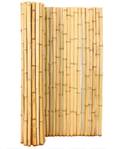 Stort bambusrullgjerde H180 x L 200 cm og H150 x L 200 cm med &Oslash; 3,5&ndash;5 cm